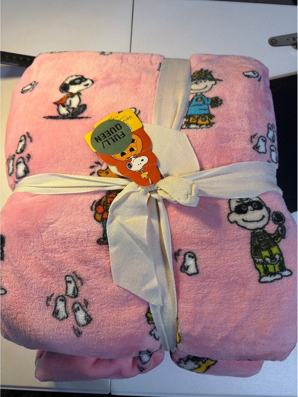 Full/Queen Halloween Charlie Brown Soft Blanket